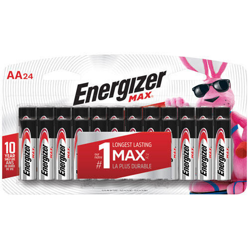 BATTERIES ENERGIZER PILE AA PQ:24