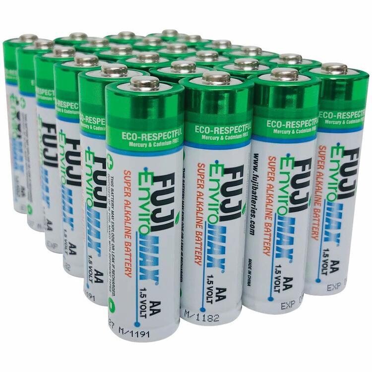 FUJI BATTERIE ENVIRO MAX SUPER ALKALINE AA QTY:24