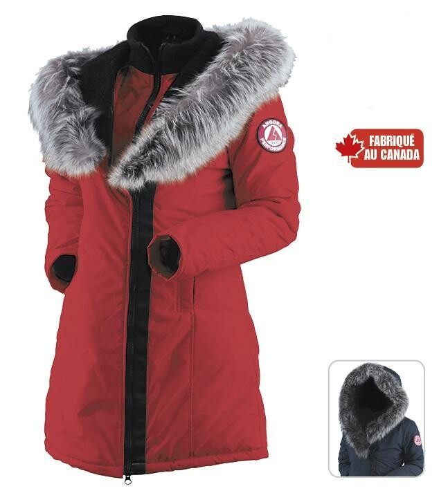 ANGORA MANTEAU ELITE NOIR FEMME (S)