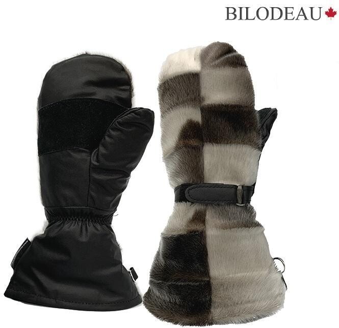 BILODEAU MITAINES LONGUES LOUP MARIN NATUREL UNISEXE (M)