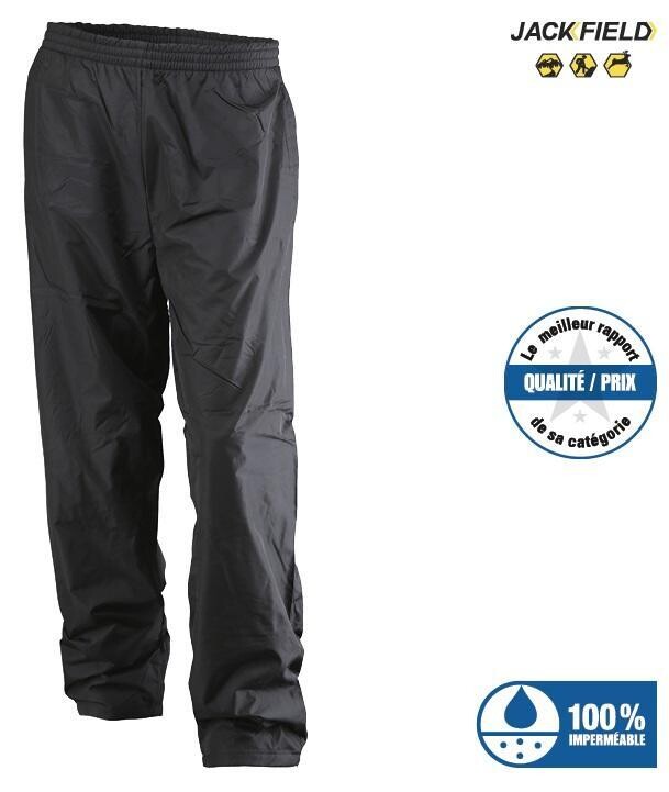 JACKFIELD PANTALON DOUBLÉ NYLON NOIR (XS)