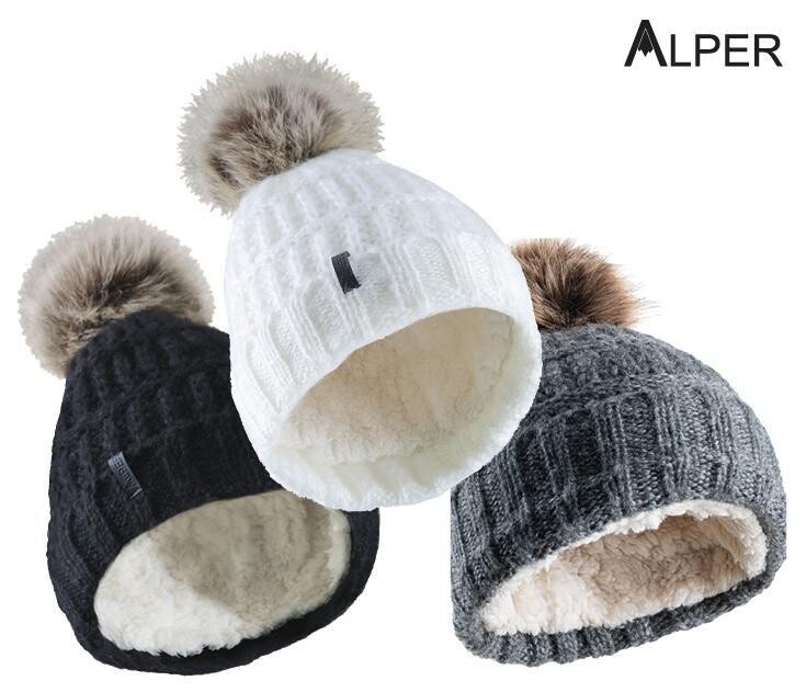 ALPER TUQUE ACRYLIQUE/POLYESTER BLANC