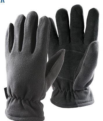 GANKA GANTS SUEDE DE CHEVREUIL NOIR (M)