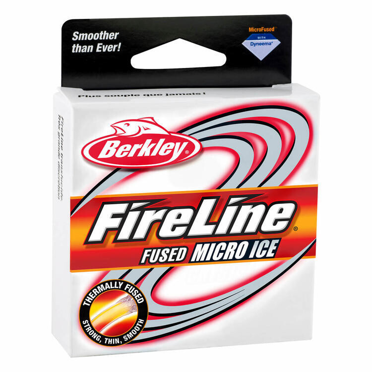 BERKLEY FIRELINE FUSED MICRO ICE 4LB/50YD SMOKE/FUMÉE