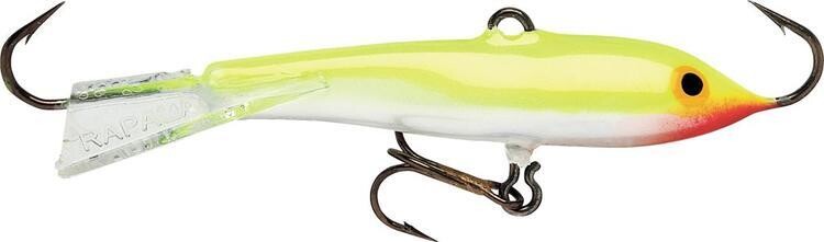 RAPALA JIGGING RAP LEURRE A DANDINER W9 7/8 OZ  3-1/2&quot; FLORESCENT CHARTREUSE