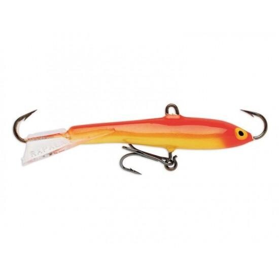 RAPALA JIGGING RAP LEURRE A DANDINER W9 7/8 OZ  3-1/2&quot; - Gold Fsnt. Red