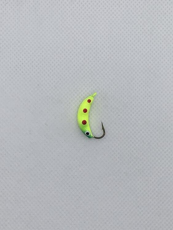 MME JIGGER FISH ON COULEUR JAUNE POINT ROUGE#20