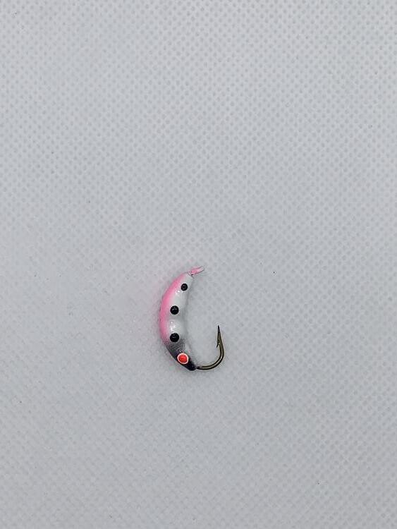 MME JIGGER FISH ON COULEUR BLANC ROSE POINT NOIR #29