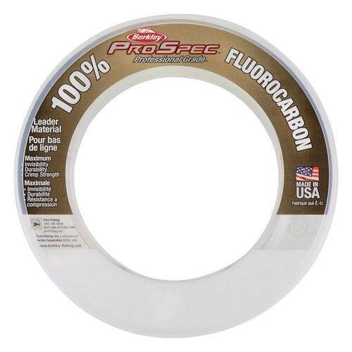 BERKLEY PROSPEC FLUOROCARBON LEADER PSFL2540-15 CLEAR 40LBS/25YD