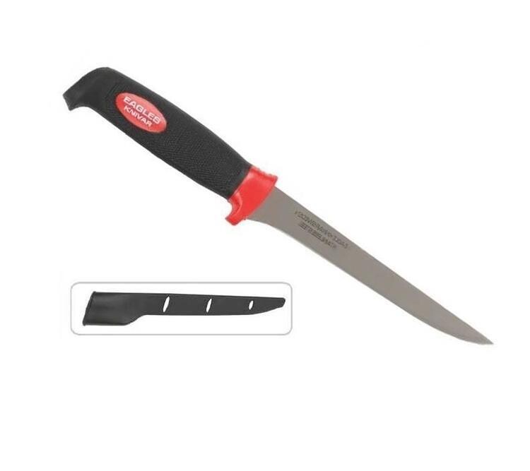 EAGLE COUTEAU UTILITAIRE ROUGE/NOIR 4&quot;