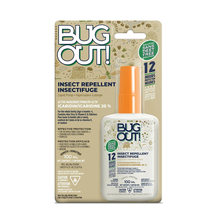 BUG OUT INSECTIFUGE LOTION 20% ICARIDINE 100ML