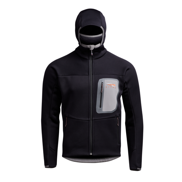 SITKA MANTEAU TRAVERSE COLD WEATHER BLACK (L)