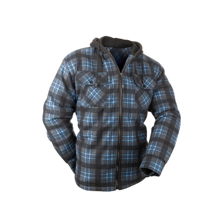 GKS CHEMISE POLAR AVEC CAPUCHON MARINE/NOIRE (3XL)