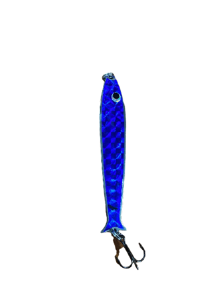 Bruno Morency Cuillère Fish Flasher 120 3&#39;&#39; Argent/Bleu
