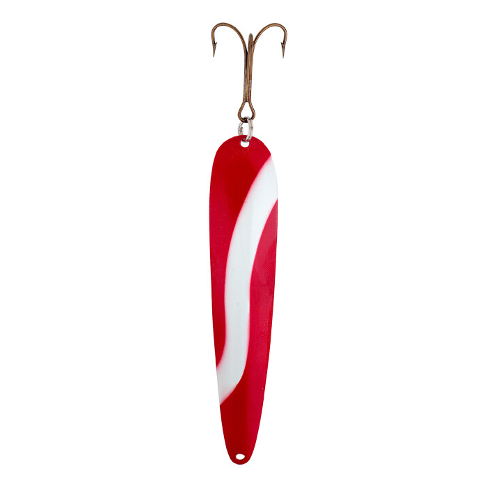 LUCKY STRIKE CANOE WOBBLER RED &amp; WHITE 6.5&#39;&#39;