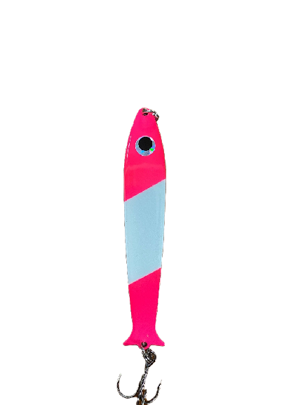 Bruno Morency Cuillère Fish Flasher 120 3'' ROSE/BLANC