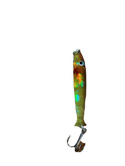 Bruno Morency Cuillère Fish Flasher 120 3&#39;&#39; Gold Shinner