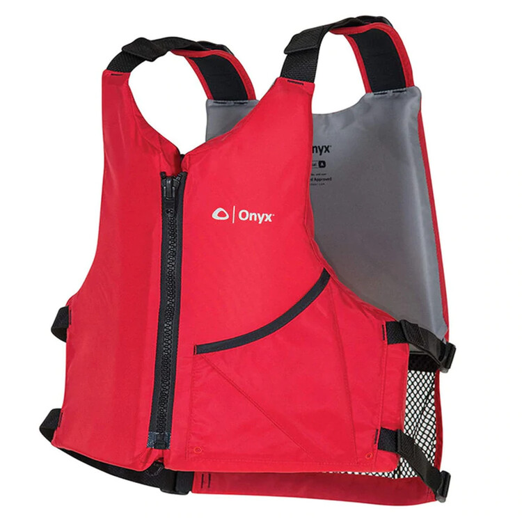 ONYX VESTE DE PECHE UNIVERSELLE POUR PAGAIE  ROUGE
