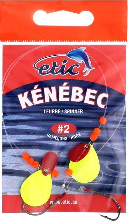 ETIC BOB-IT COLORADO KÉNÉBEC FIL D&#39;ACIER (#4/0) CHARTREUSE (QTY:2)