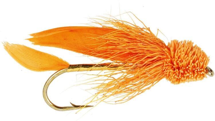 MOUCHES NEPTUNE  MUDDLER H4  TOUTE ORANGE