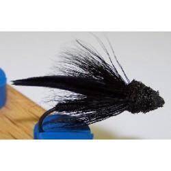 NEPTUNE MOUCHE STREAMER BLACK CRICKET MUDDLER #4