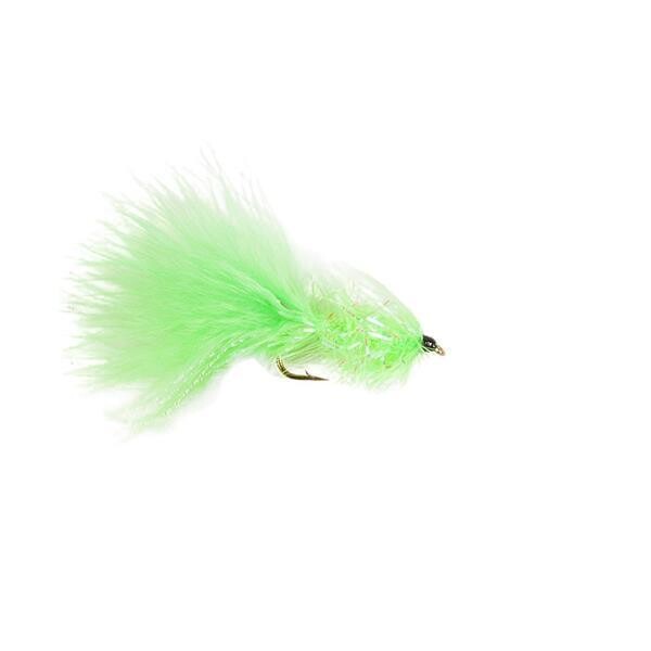 NEPTUNE MOUCHE BUGGER (STREAMER) CHARTREUSE CRYSTAL #8