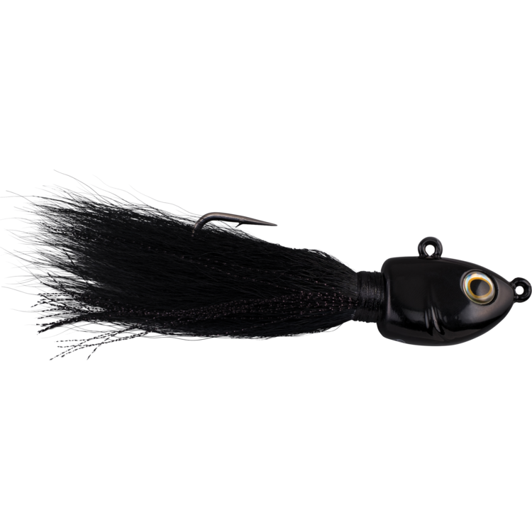 BERKLEY FUSION19 BUCKTAIL JIG 2/0 1/4OZ NOIR