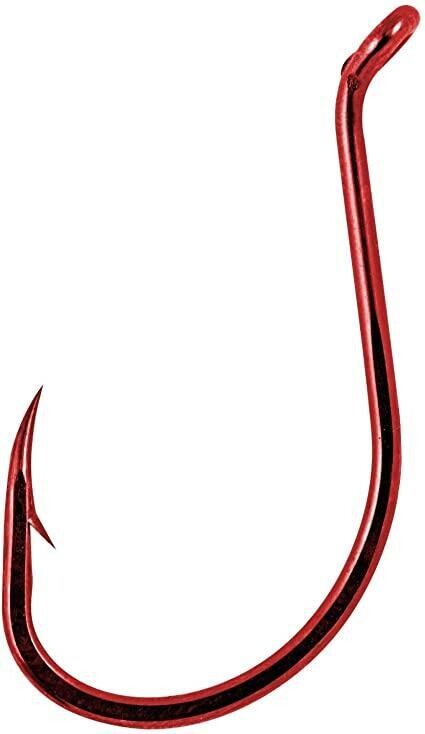 OCTOPUS HOOK RED   #10   10/PK