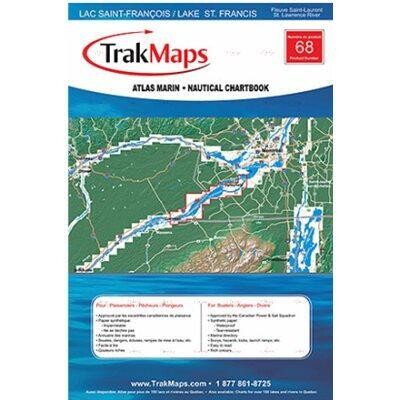 TRAKMAPS ATLAS MARIN IMPRIMÉ LAC SAINT-FRANCOIS #68