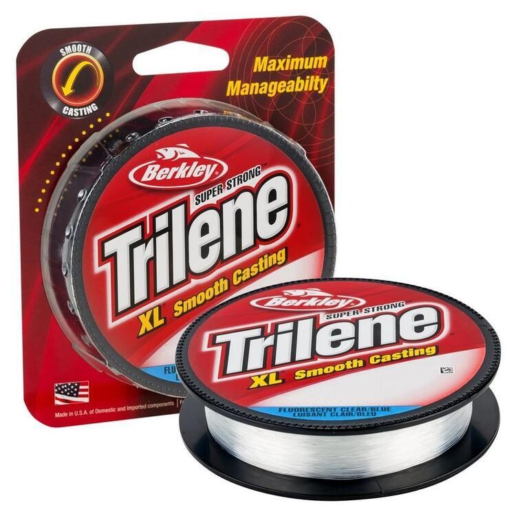 BERKLEY TRILENE XL MONOFILAMENT CLAIR 330 VERGES 4 LBS