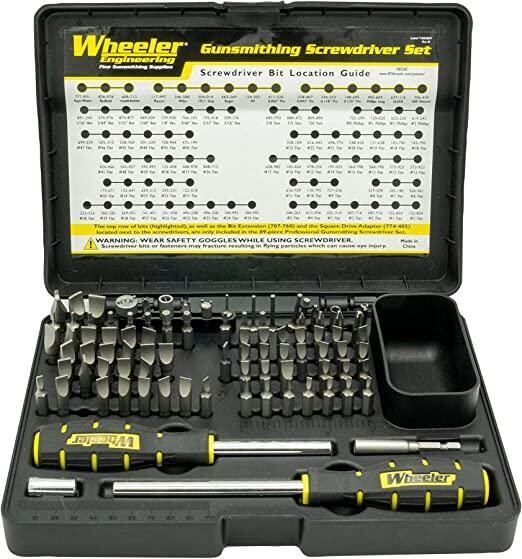 WHEELER DELUXE GUNSMITHING SCREWDRIVER SET (89xPIECE)