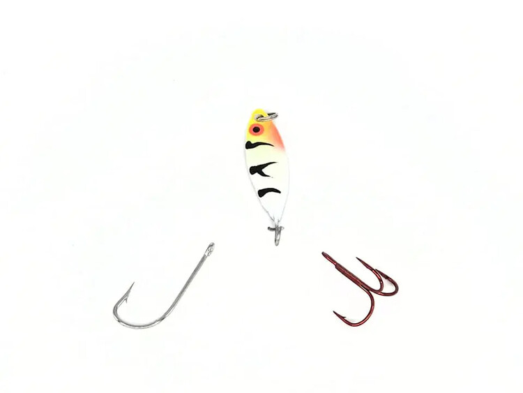 MME JIGGER PRO-SERIE WILLOW#6 COULEUR TIGRÉ BLANC JAUNE #2