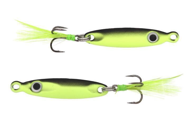 EUROTACKLE T-FLASHER 1/4OZ BLACK HI-VIZ