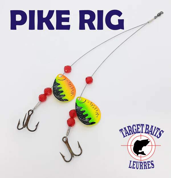 TARGET BAITS PIKE RIG #8 FIRETIGER