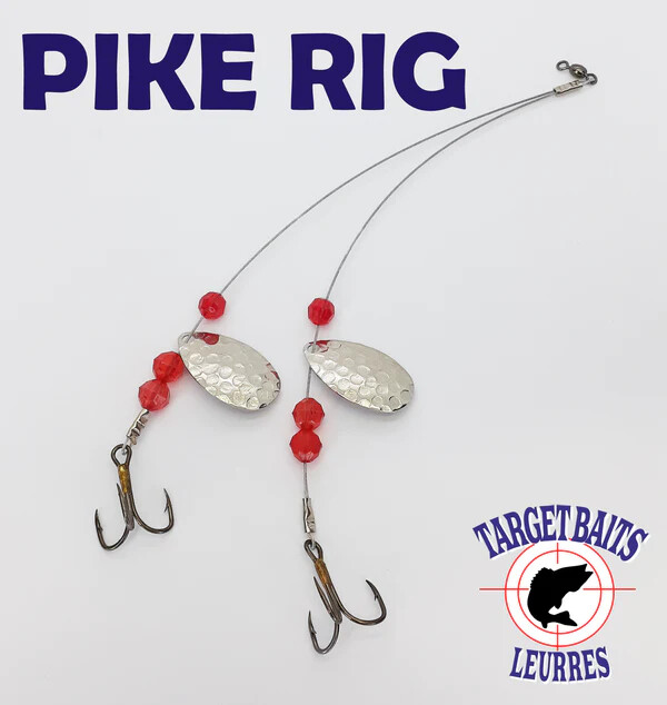 TARGET BAITS PIKE RIG #8 ARGENT
