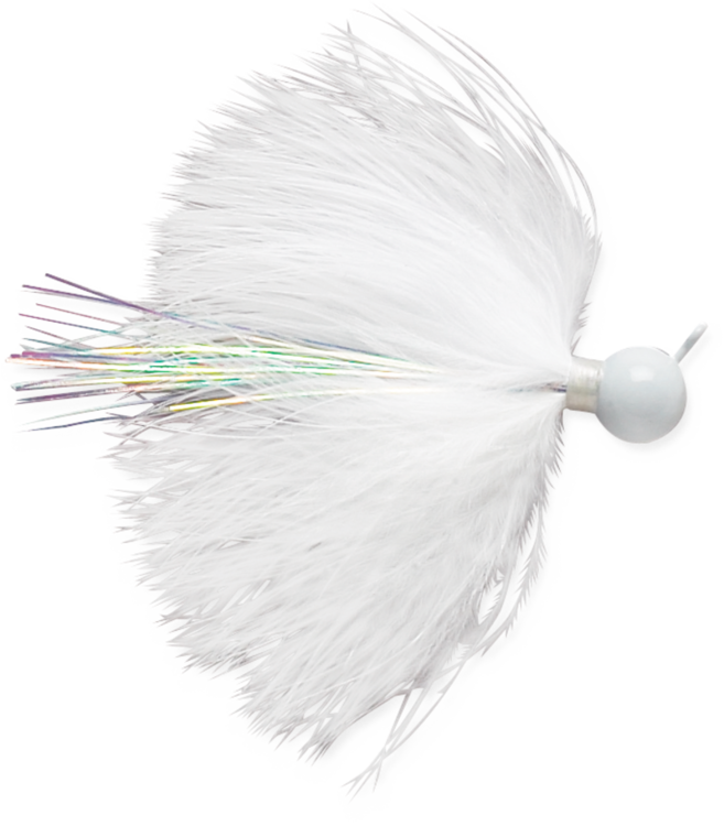 VMC MARABOU JIG 1/8OZ WHITE