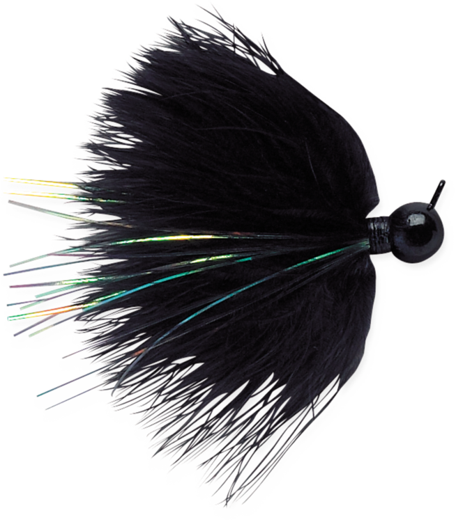 VMC MARABOU JIG 1/8OZ BLACK
