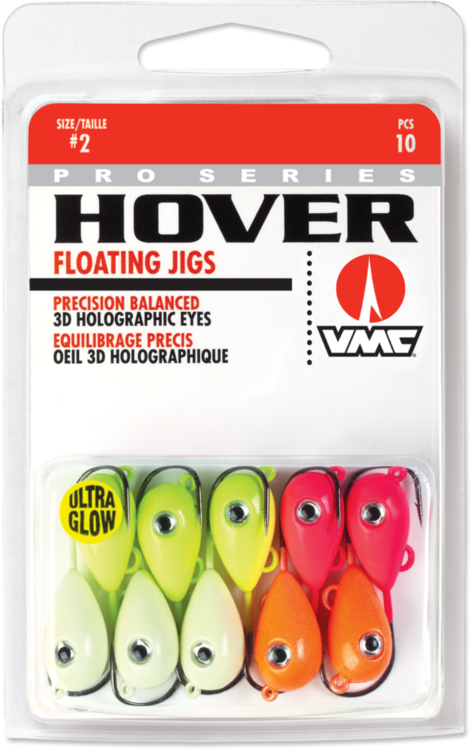 VMC HOVER JIG #2 GLOW KIT ASSORTIS QTY:10