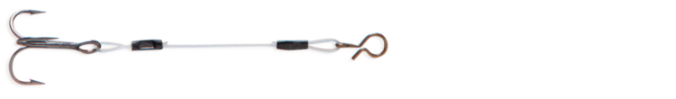 VMC QUIK STRIKE TRAILER HOOK 3&#39;&#39; 3PCS BLACK NICKEL