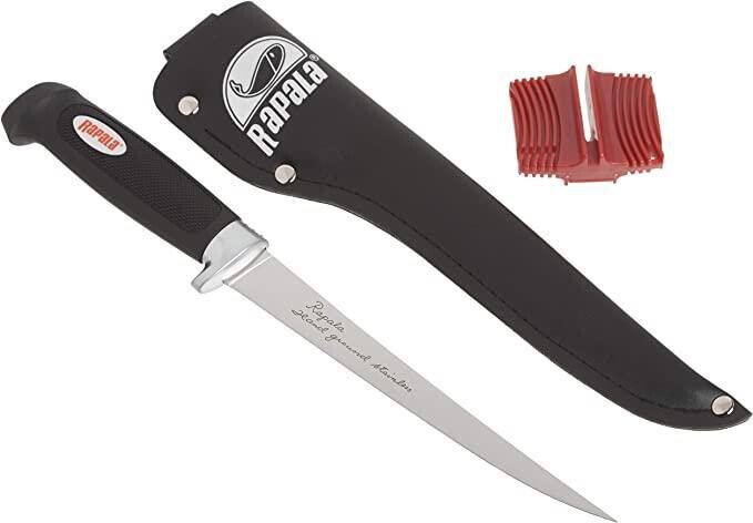 RAPALA COUTEAU 7&#39;&#39;  SOFT GRIP (NOIR)