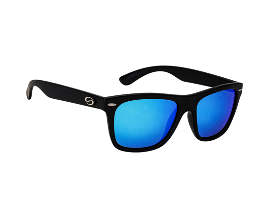 STRIKE KING LUNETTE POLARISÉ &#39;&#39;SK PLUS CASH&#39;&#39; - NOIR MAT/BLEU FLASH