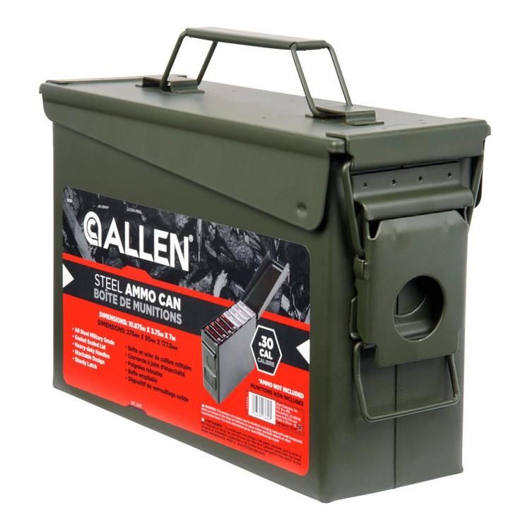 ALLEN BOITE DE MUNITIONS EN ACIER 10.875&#39;&#39;X7&#39;&#39;
