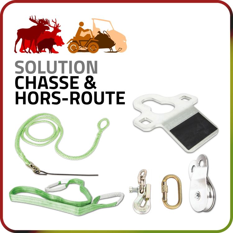 PORTABLE WINCH SOLUTION CHASSE ET HORS-ROUTE HOS