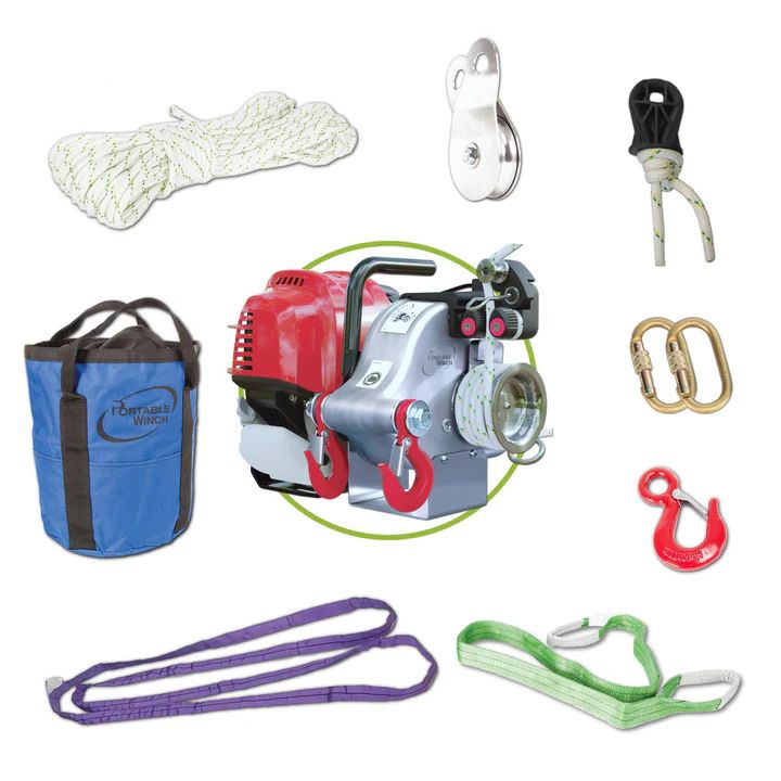 PORTABLE WINCH KIT PROMOTIONNEL  AVEC TREUIL PCW4000-A
