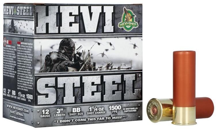 HEVI-SHOOT STEEL 12GA 3&#39;&#39; BB
