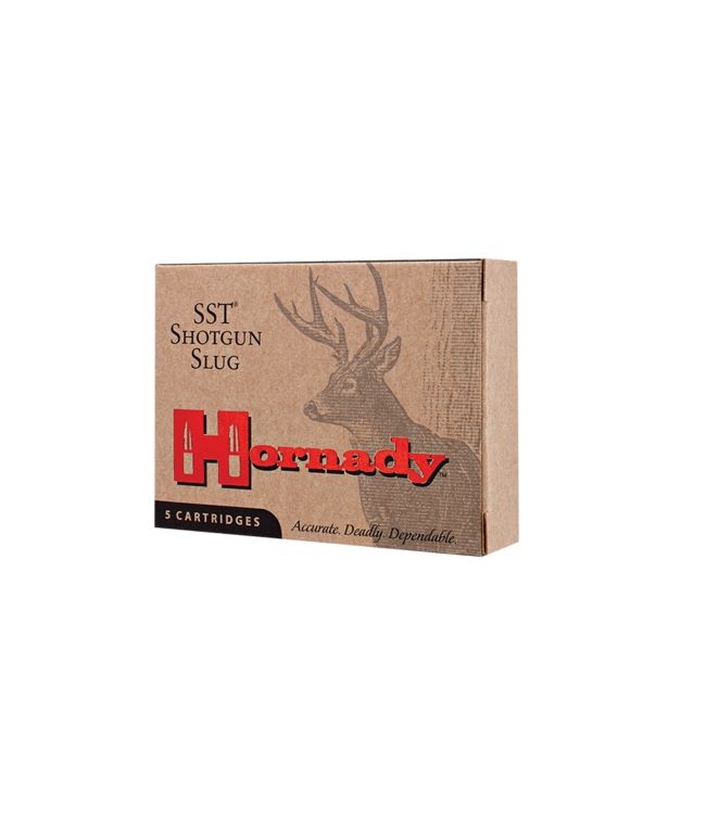 HORNADY CARTOUCHES 12GA, 2 3/4&#39;&#39;, 300GR, SST SLUG (5)