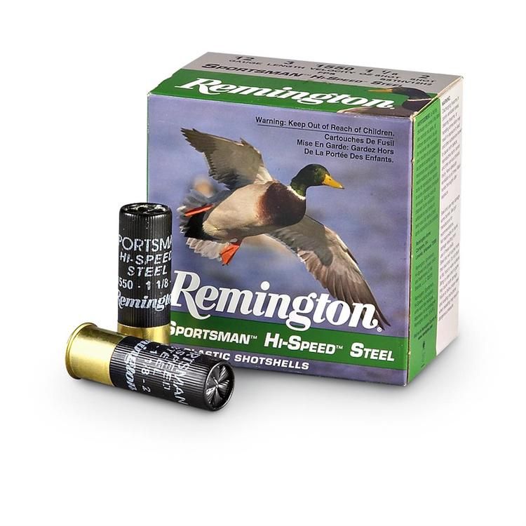 REMINGTON SPORTSMAN HI-SPEED STEEL 12GA - #2 - 3 1/2&#39;&#39; - 1 3/8oz -QTY:25
