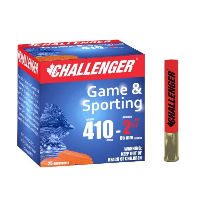 Challenger Cartouche 410 Ga. 2 1/2 Standard Load 1/2oz. HT410 # 4 20x25