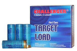 CHALLENGER CARTOUCHES TARGET HANDICAP 3 DRAMS 12GA 1oz1/8 #7.5 2&#39;&#39;3/4 QTY:25