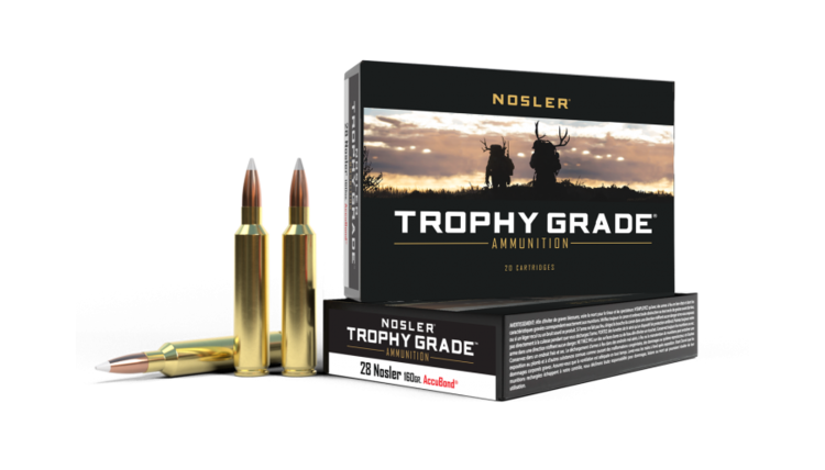 NOSLER TROPHY GRADE ACCUBOND 28 160GR AB